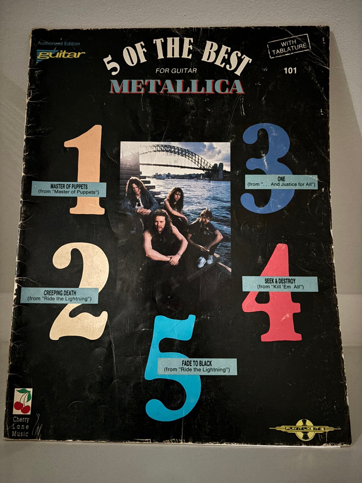 5 Of The Best Metallica Gitaar Tablatuur Boek, Ophalen of Verzenden, Gitaar, Gebruikt, Rock en Metal