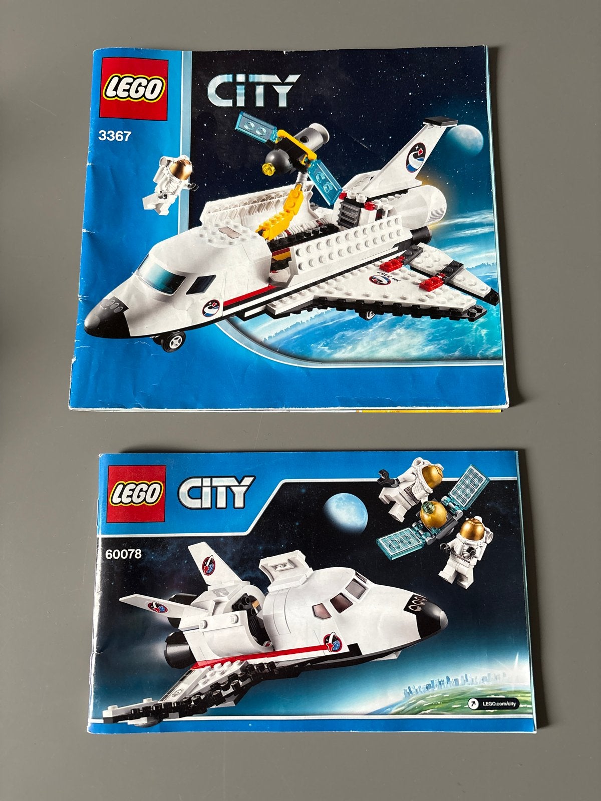LEGO City Space Shuttles (3367 & 60078) met instructies, Ophalen, Lego, Compleet, Complete set