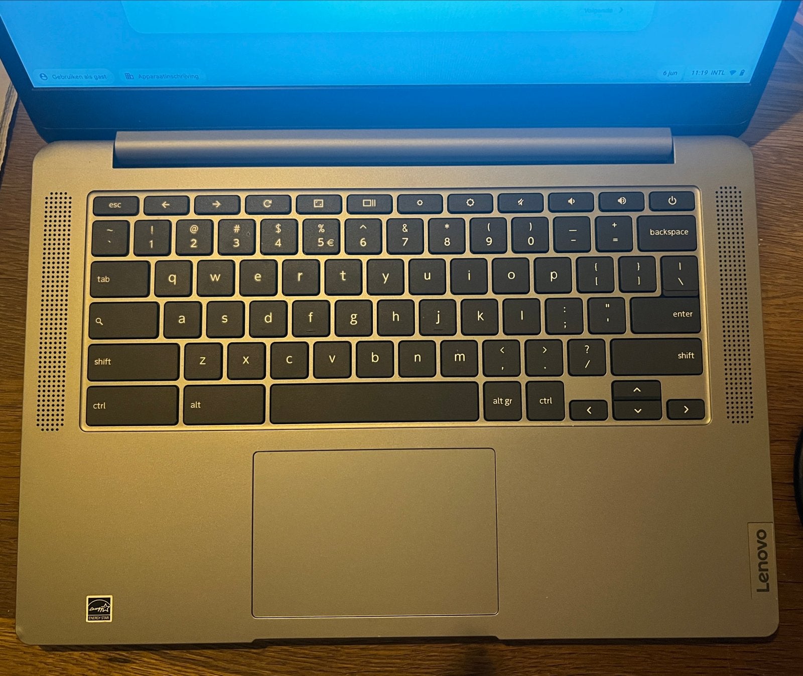 Lenovo IdeaPad 3 Chromebook 14M836 - Nette staat, 14 inch, Qwerty, Ophalen of Verzenden, 32 GB of minder