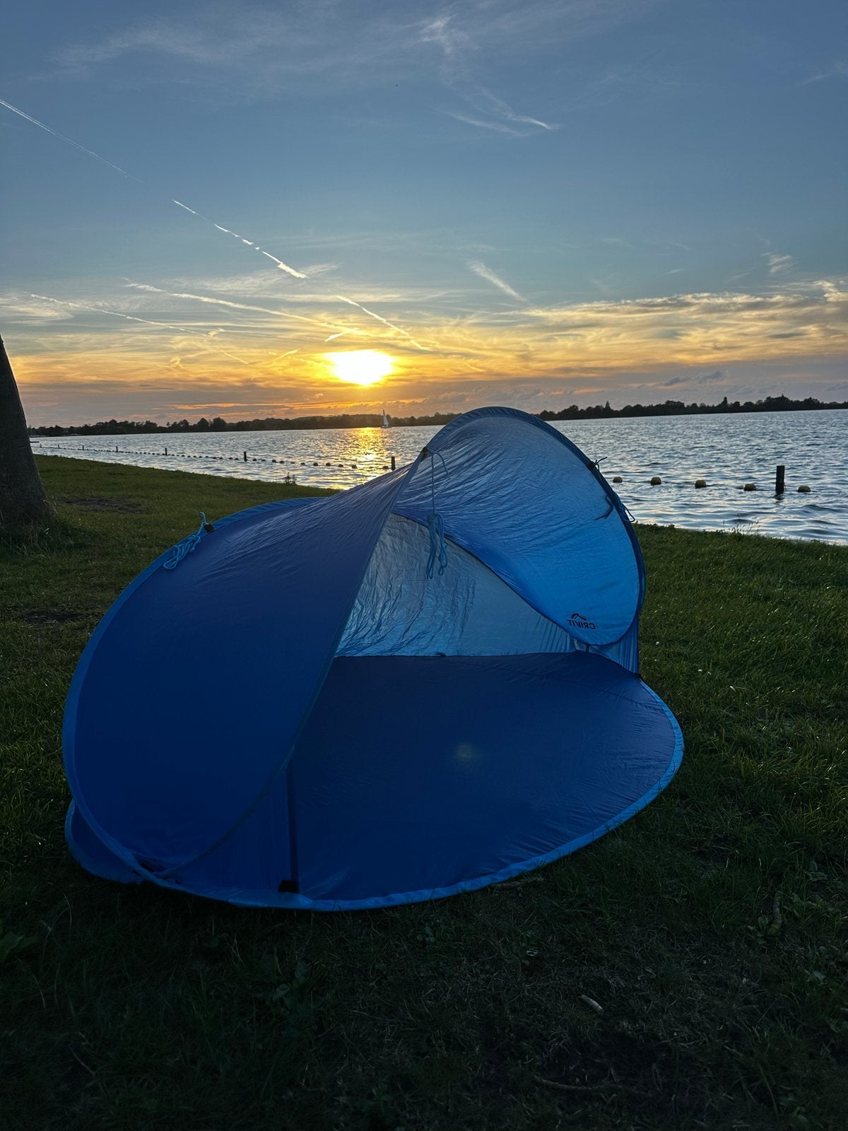Crivit Pop-up Tent - Snel op te zetten strandtent, Caravans en Kamperen, Tenten, Ophalen of Verzenden, Nieuw, Tot en met 2