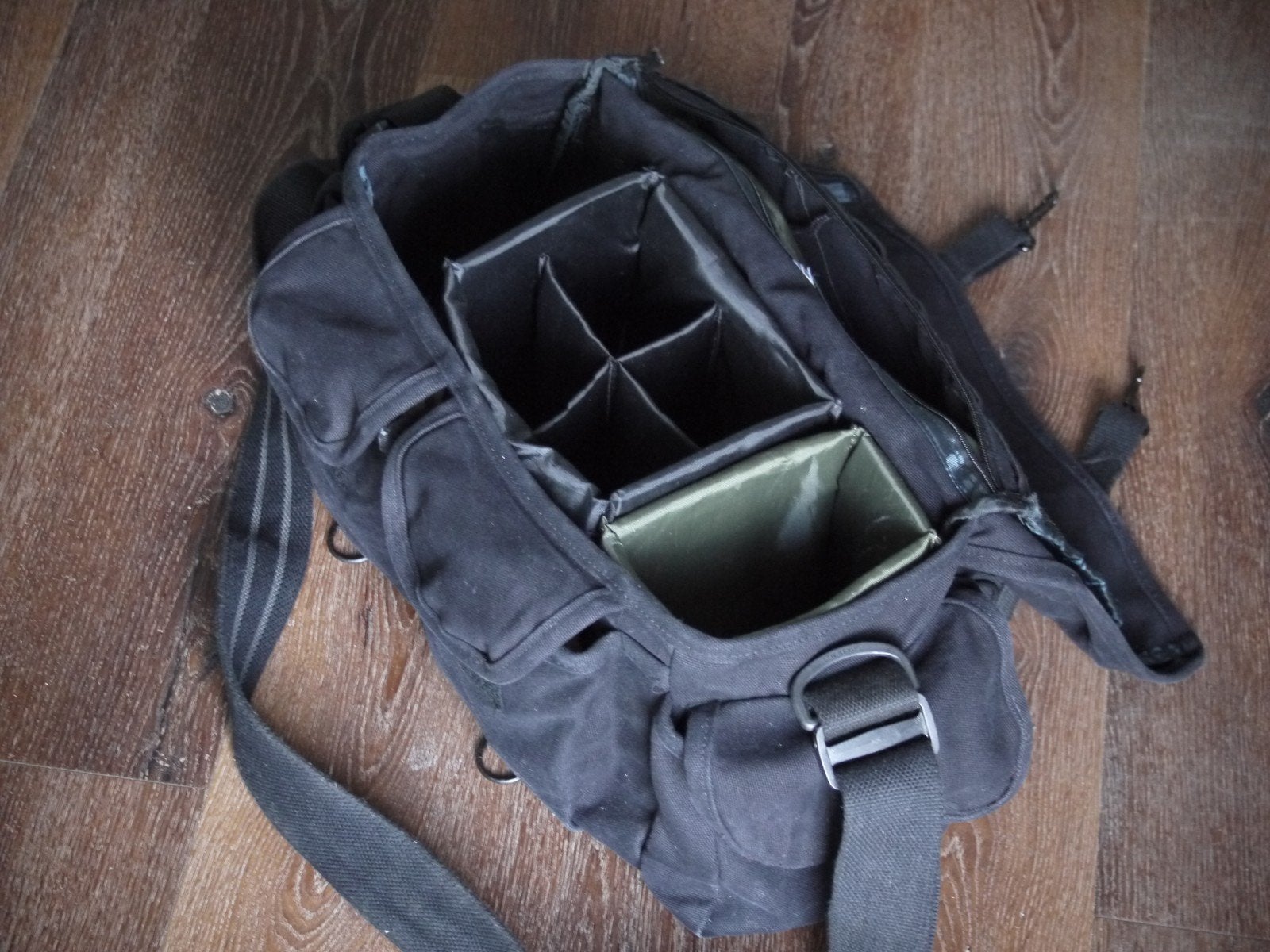 canvas camera tas onopvallende cameratas, Ophalen of Verzenden, Schoudertas, Overige merken