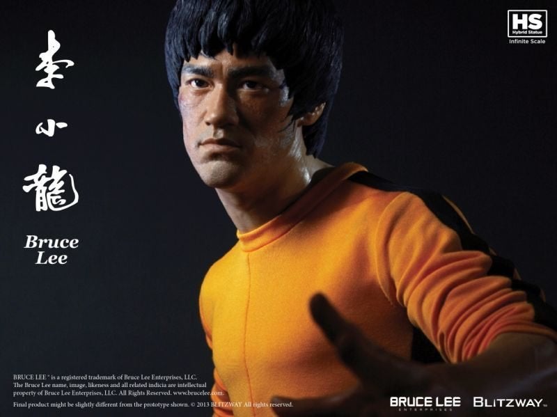 Blitzway Bruce Lee Game of Death 40th Anniversary statue 1:3, Ophalen of Verzenden, Zo goed als nieuw, Film, Beeldje, Replica of Model