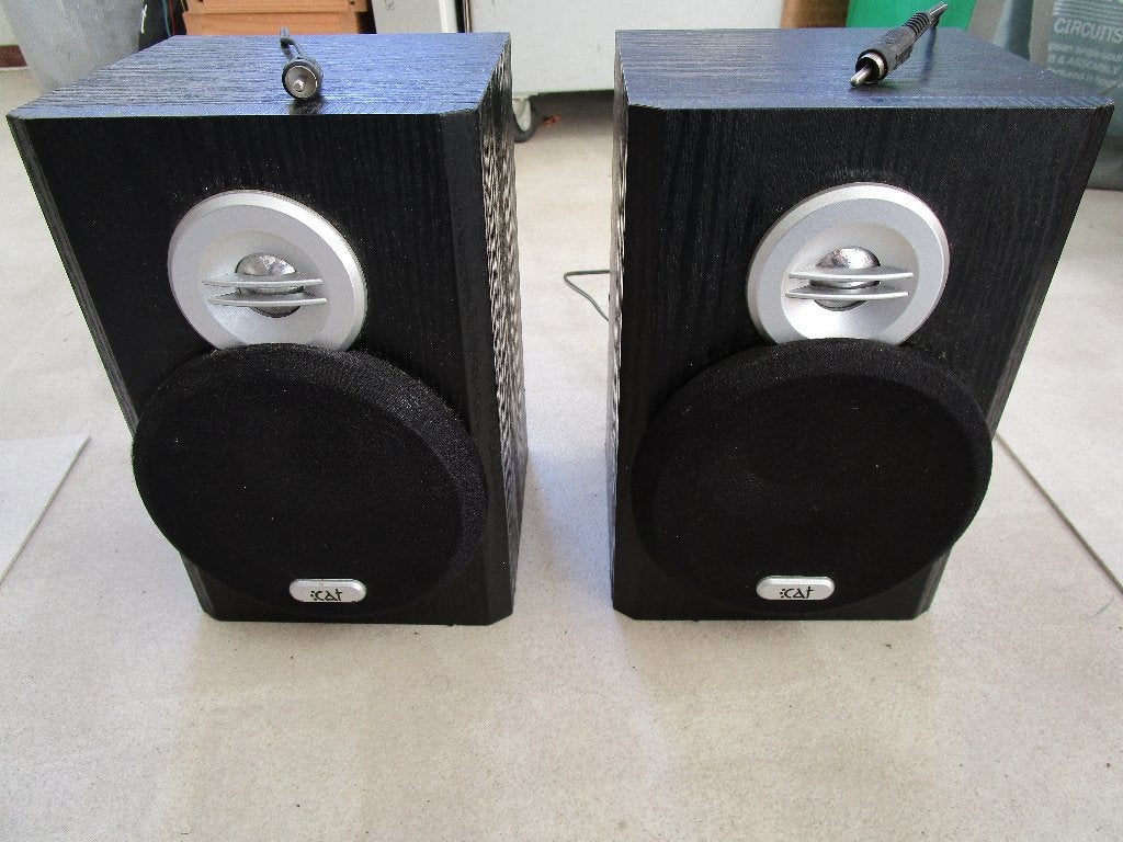 Bookshelf Speakers (22,5 x15x15 cm, Audio, Tv en Foto, Gebruikt, Basreflex, Minder dan 60 watt, Boekenplank luidspreker