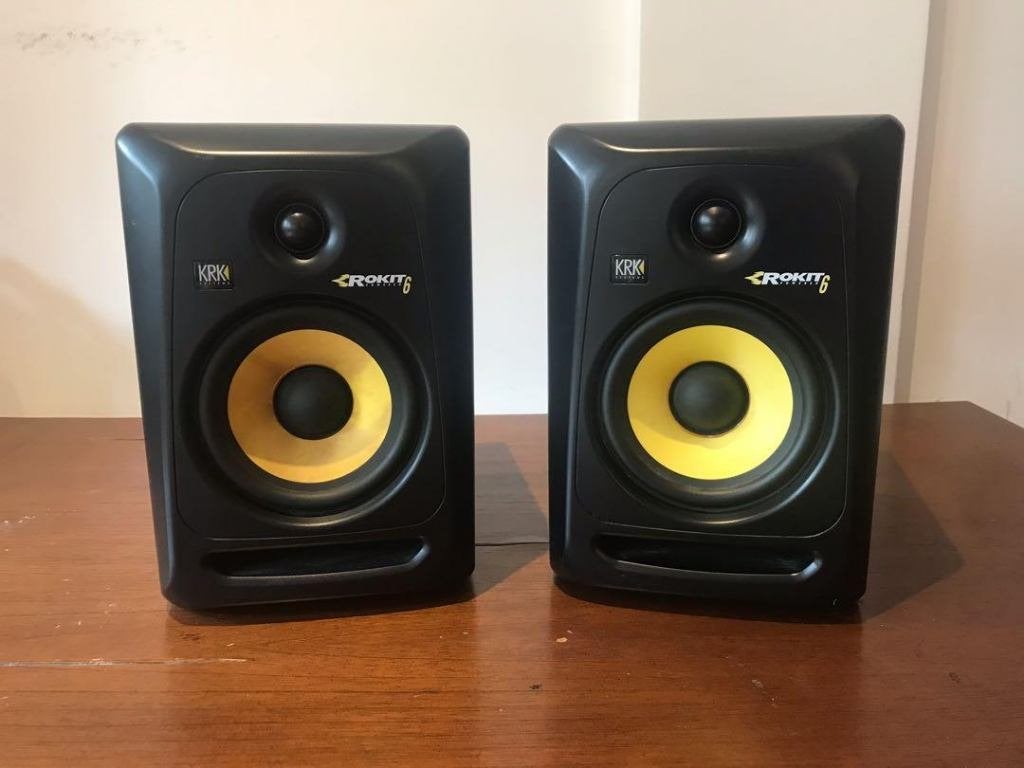 2x KRK 6 G2 speakers 4 5 6 7 8 rp actieve dj 2 cdj @KOOPJE@, Ophalen of Verzenden, Zo goed als nieuw, Minder dan 500 watt, Monitor(versterker)