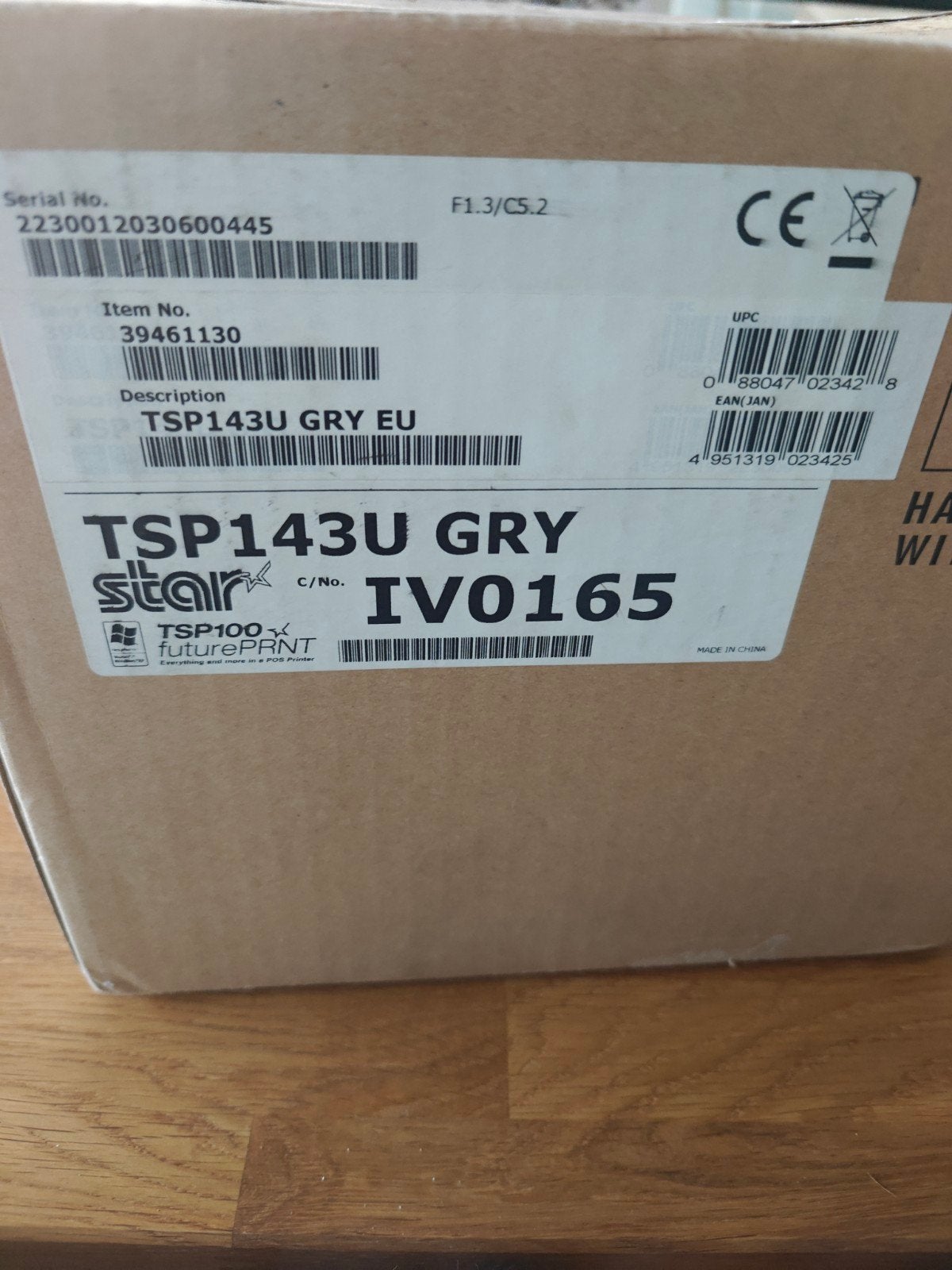 Star TSP143U GRY EU Bonprinter - Nieuw in doos, Zwart-en-wit printen, Printer, Nieuw, Ophalen of Verzenden