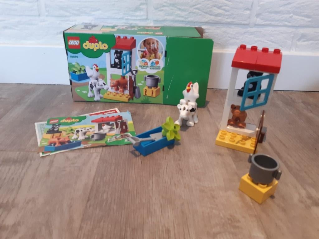 Duplo - Boerderij Dieren, Ophalen, Compleet, Zo goed als nieuw, Duplo