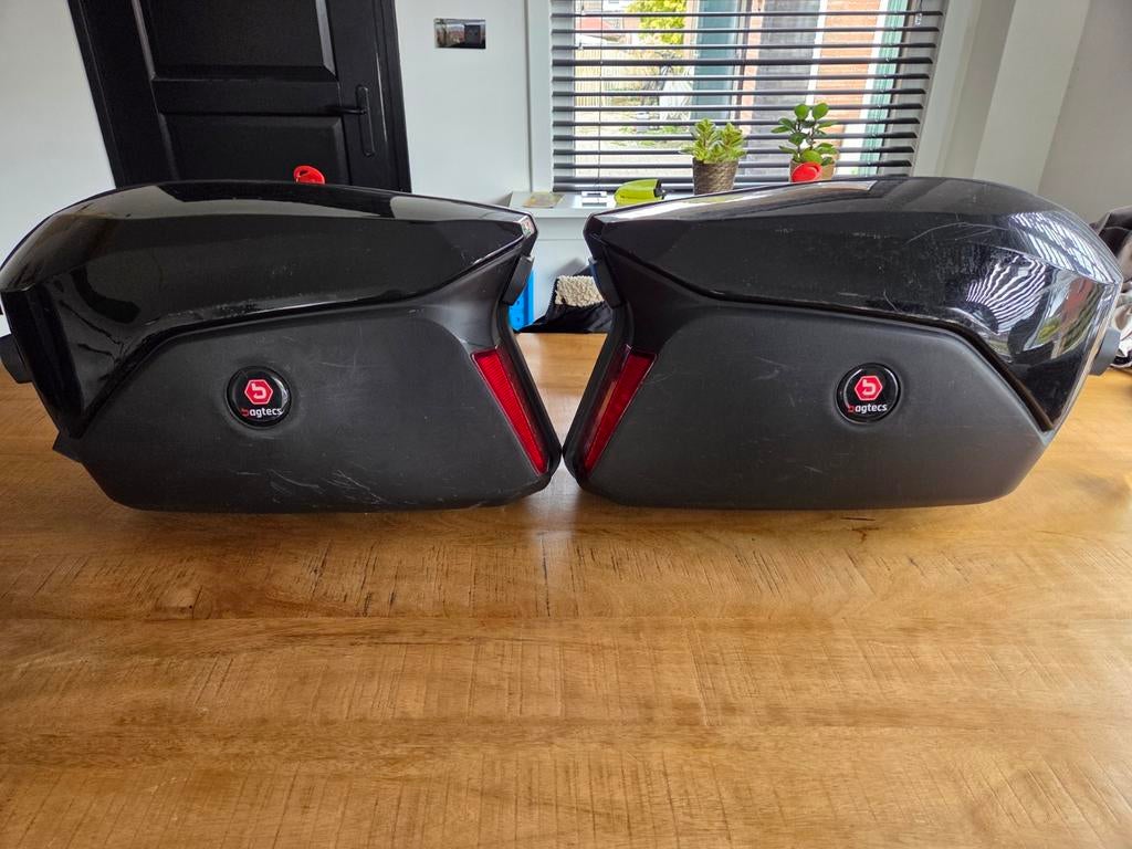 Bagtecs Motorkoffers Zijkoffers met Verlichting o.a. BMW, Ophalen of Verzenden, Zo goed als nieuw