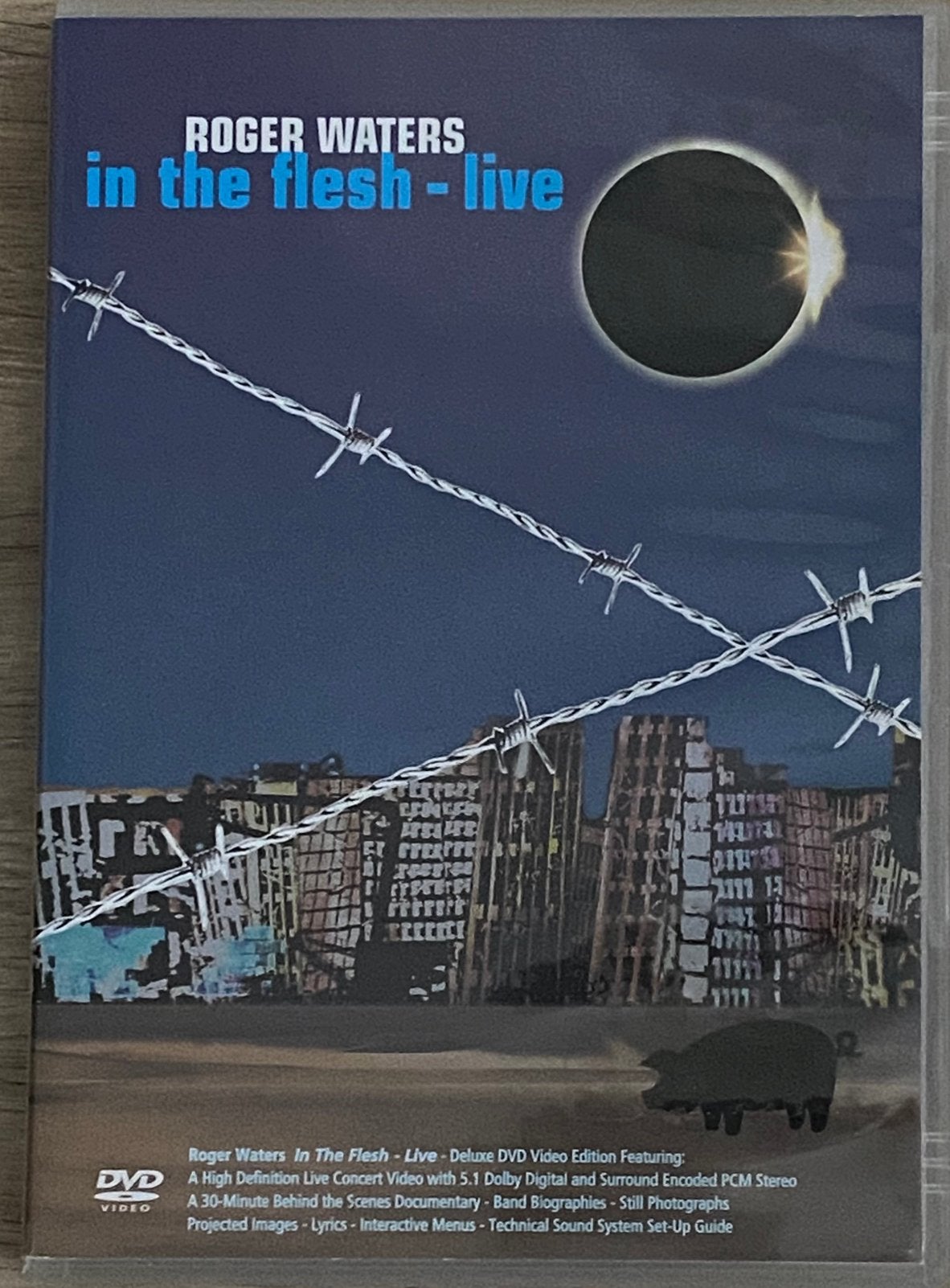 Roger Waters Pink Floyd In The Flesh 5.1 Dolby Digital DVD, Ophalen of Verzenden, Zo goed als nieuw