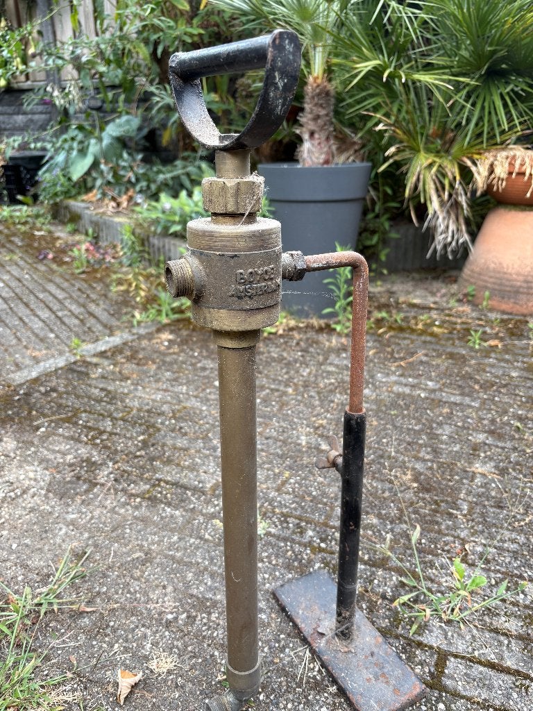 Boyce (blus) waterpomp messing, Antiek en Kunst, Ophalen of Verzenden, Koper