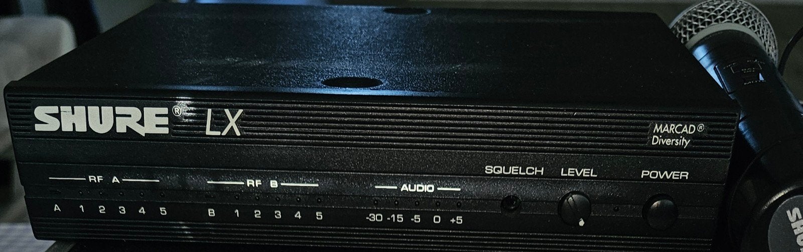 Shure LX receiver en draadloos microfoon, Ophalen of Verzenden, Zangmicrofoon, Draadloos