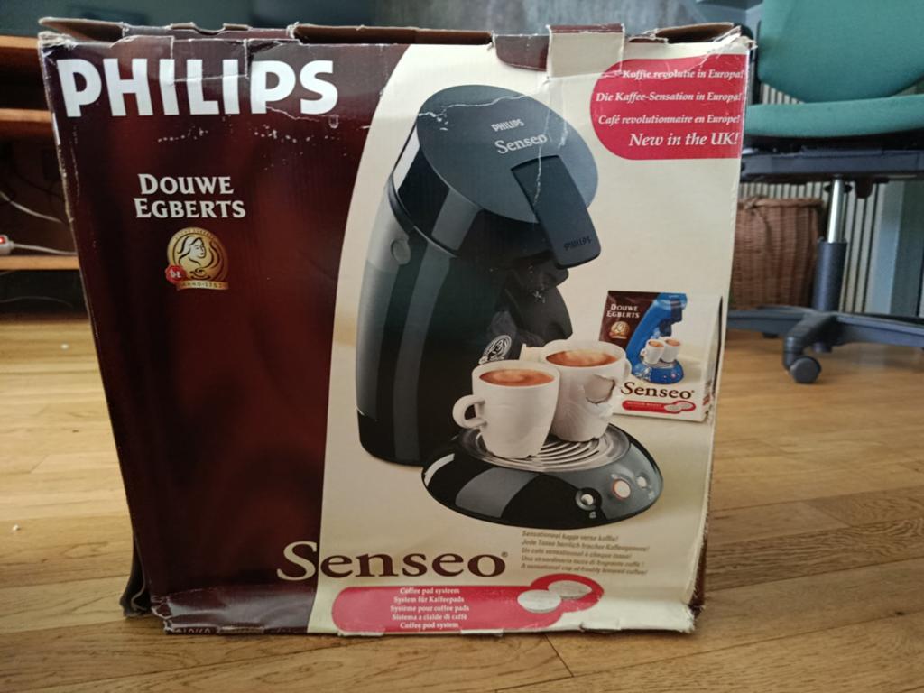 Nieuwe Senseo koffiezetapparaat (doos beschadigd), Ophalen, Nieuw, Koffiemachine, Koffiepads en cups
