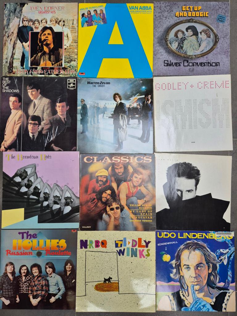 Partij van 52 pop en rock LP's - Vinyl platen, Ophalen of Verzenden, Gebruikt, 12 inch