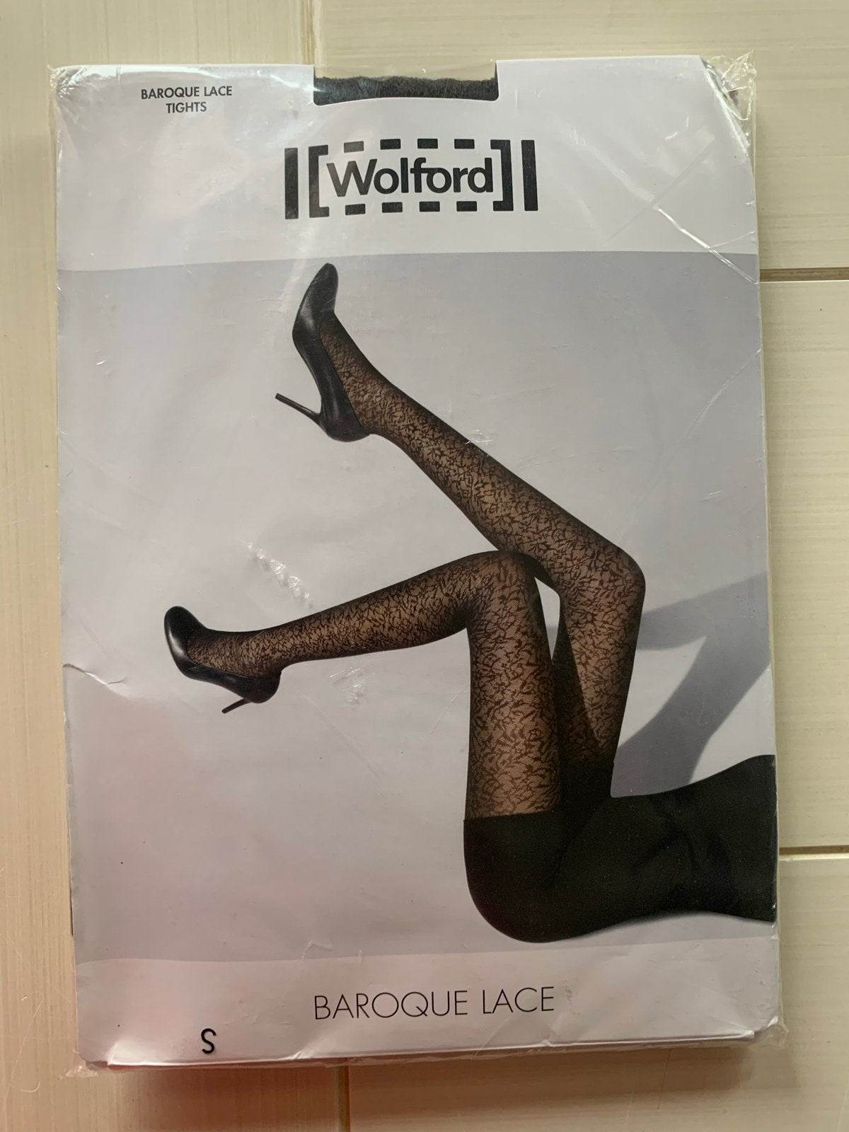 Wolford Baroque Lace Panty Maat S, Maat 36/38 (S), Zwart, Nieuw, Ophalen of Verzenden