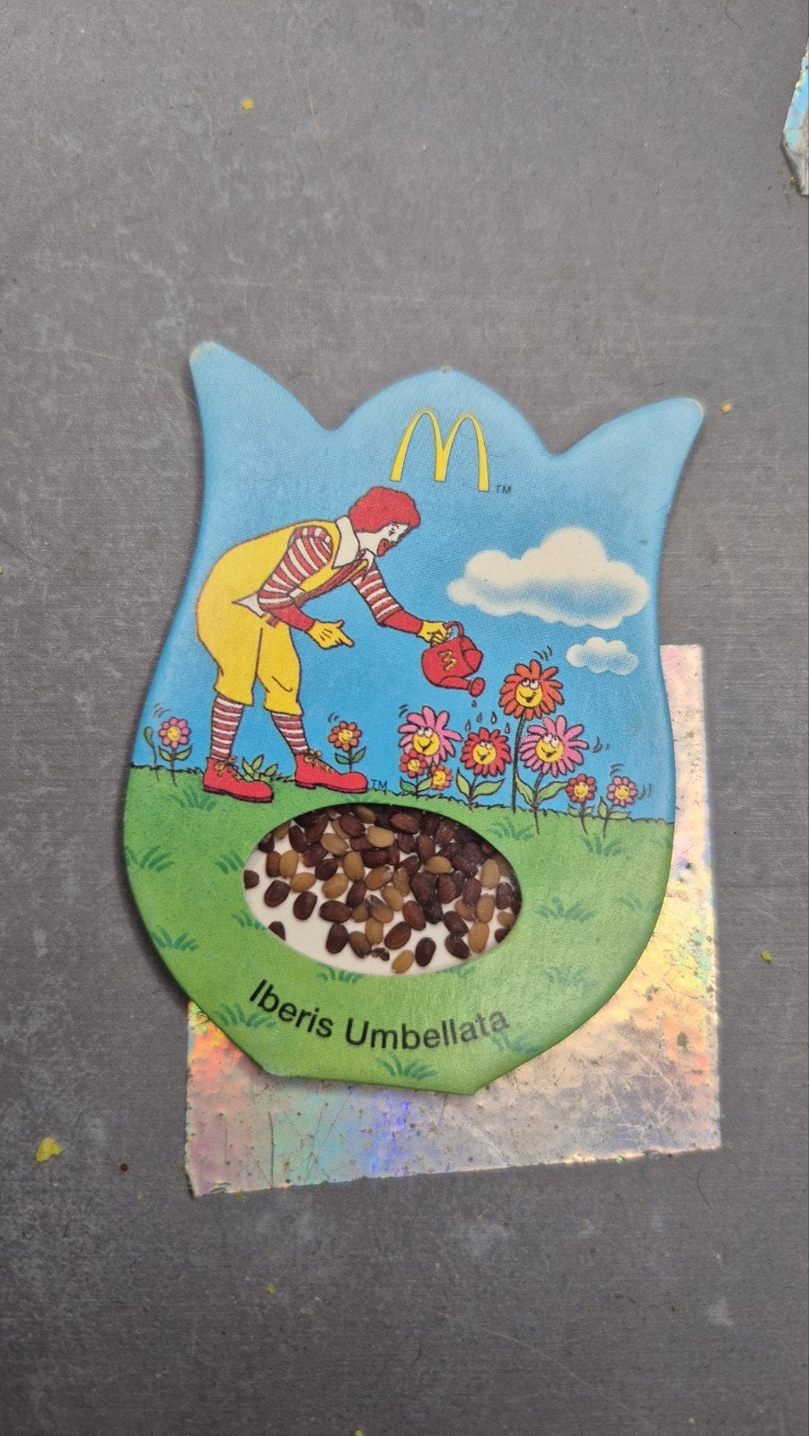 McDonald's Happy Meal Zaadjes Iberis Umbellata 1996, Verzamelen, Ophalen of Verzenden