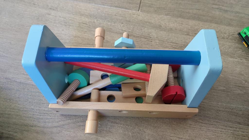 Speelgoed gereedschapkist, Ophalen, Zo goed als nieuw