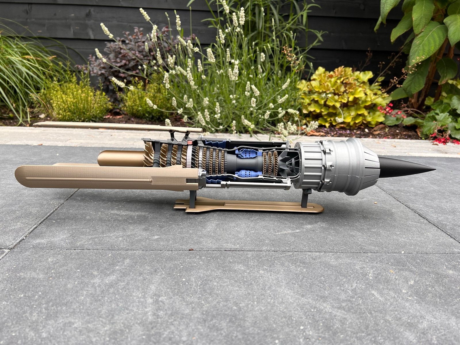 3D Geprinte Star Wars Phantom Menace Pod Racer Motor, Ophalen, Nieuw, Groter dan 1:32