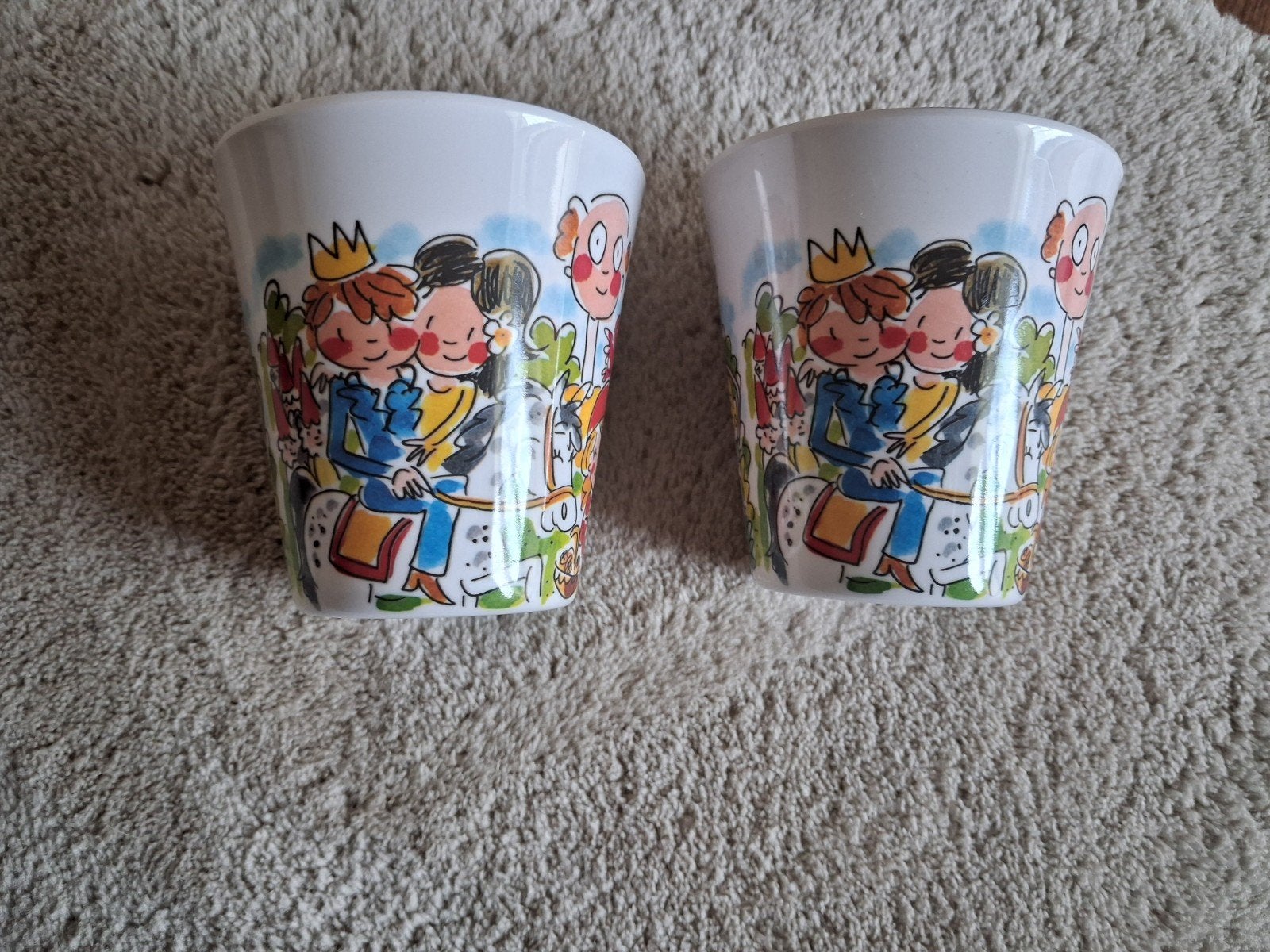Blond amsterdam twee drinkbekers van de efteling nieuw, Ophalen, Nieuw, Aardewerk, Blond Amsterdam