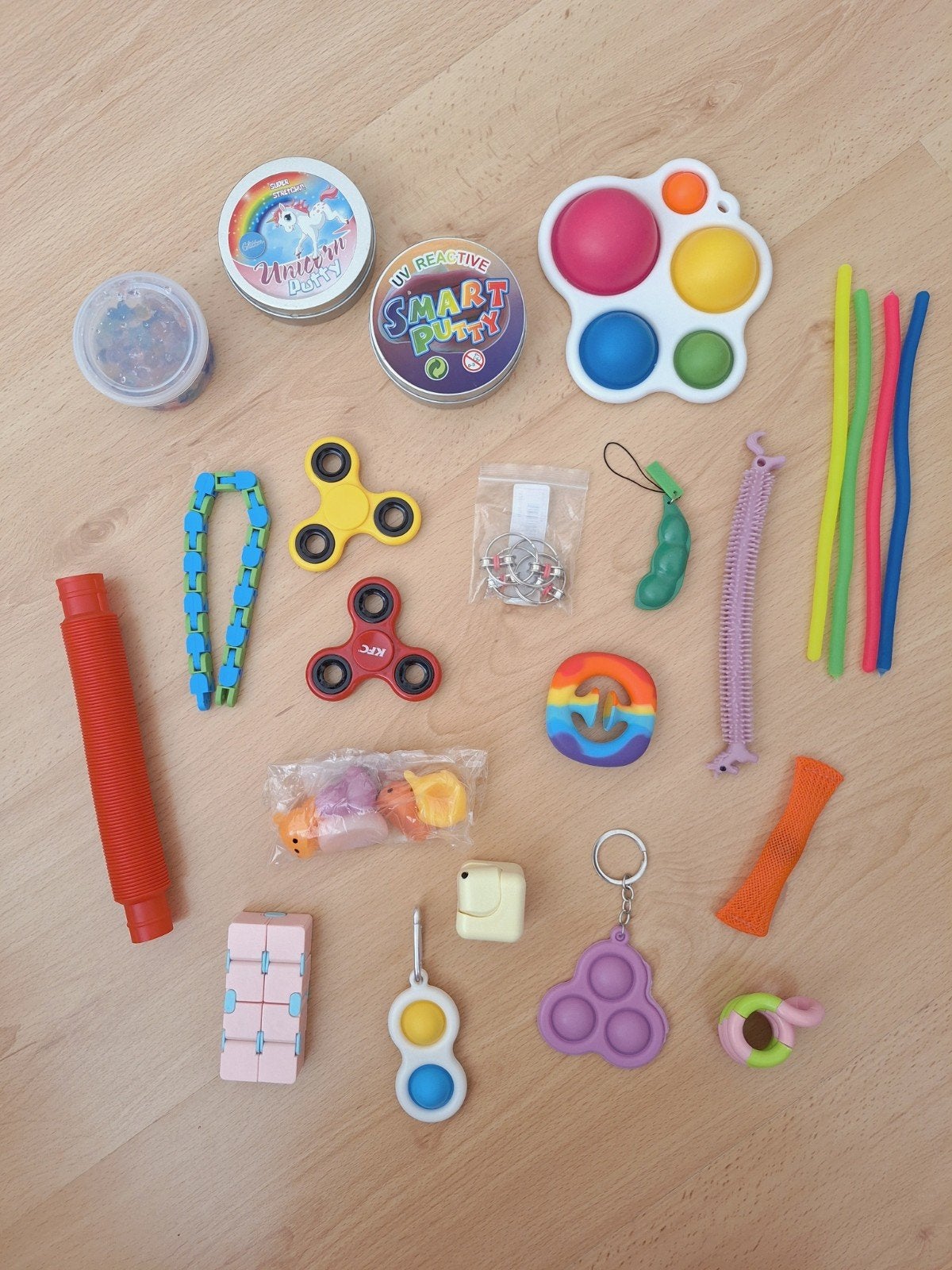 Set van heel veel fidget toys, Ophalen of Verzenden, Zo goed als nieuw, Jongen of Meisje