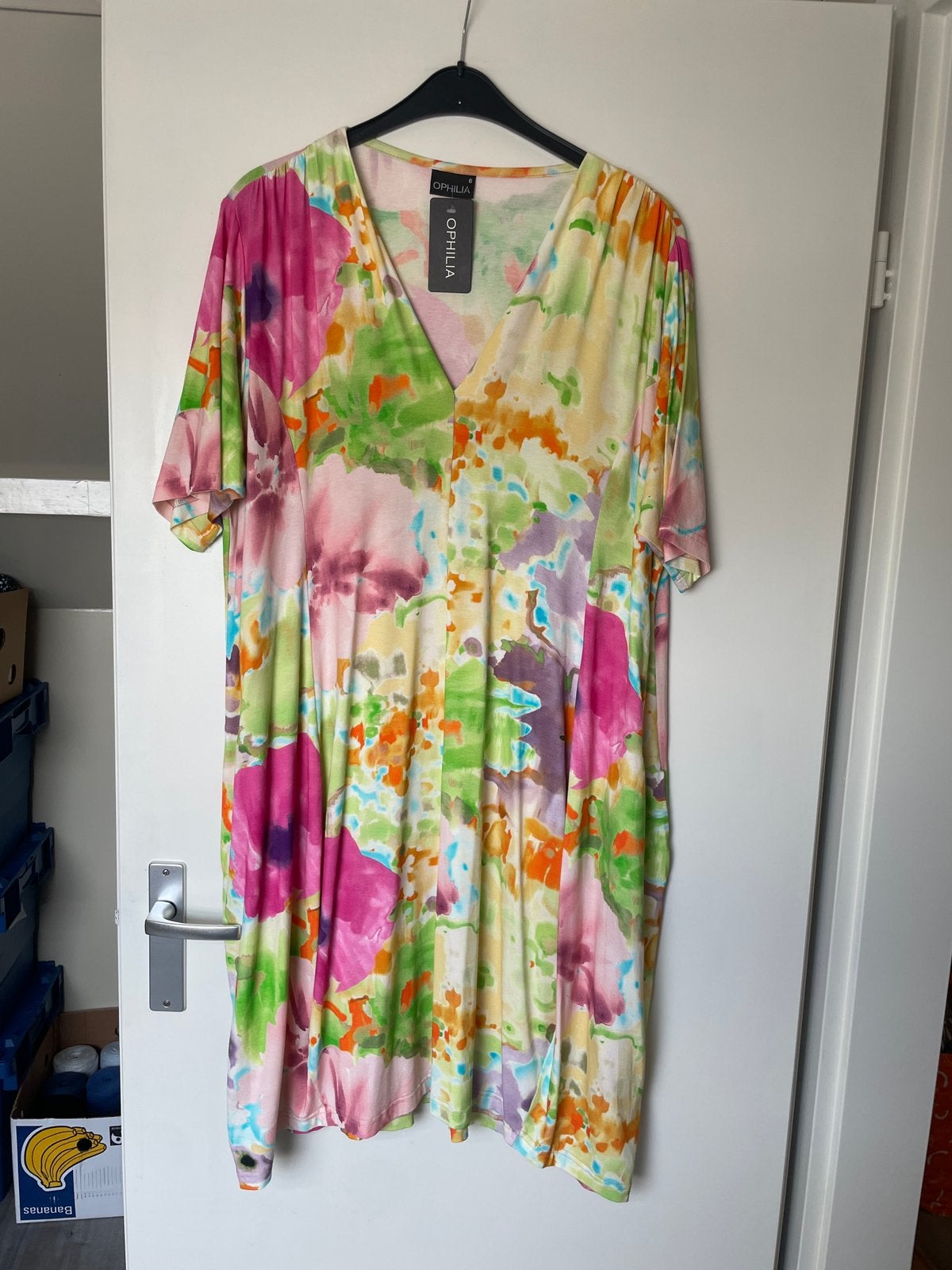 Nieuwe zomerjurk Ivy aqaurel flower pink van ophilia, Overige kleuren, Jurk, Nieuw, Nvt