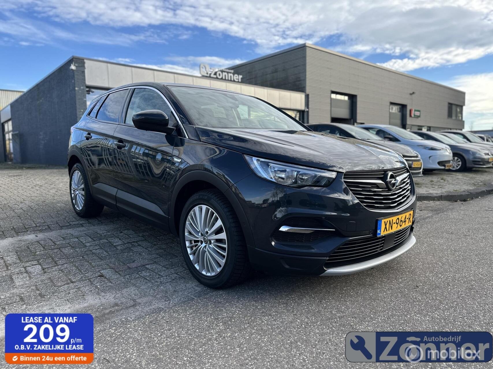 Opel Grandland X 1.2 Turbo Ultimate, Auto's, Opel, Gebruikt, Euro 6, 1199 cc, Bedrijf