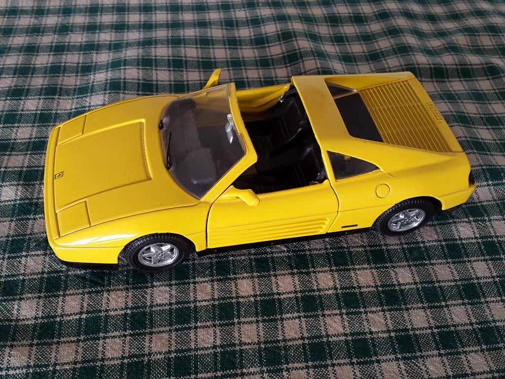 Ferrari 348, 1989, merk Mira, leuke gele Ferrari, Verzenden, Gebruikt, Auto, Overige merken