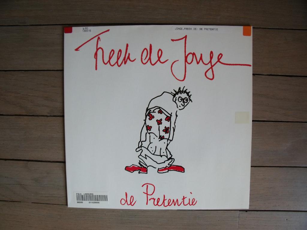Freek de Jonge - De pretentie, Cd's en Dvd's, Overige genres, 1980 - 1989, Ophalen of Verzenden, Zo goed als nieuw