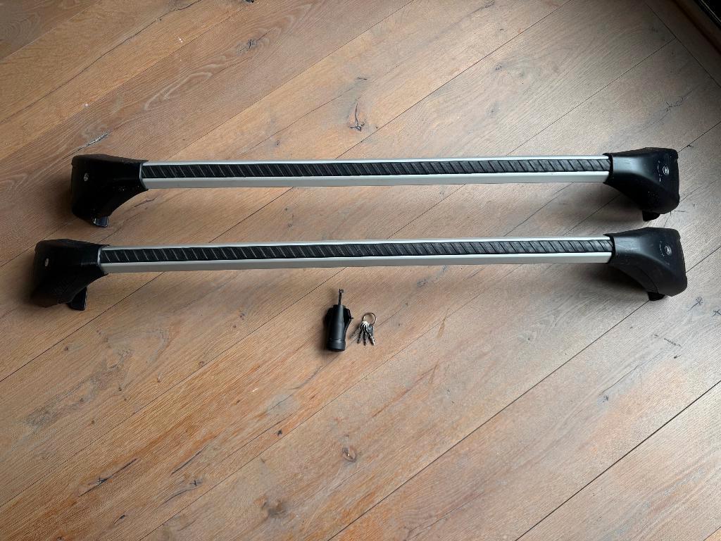 Volvo dakdragerset voor de V60 (2011-2018) glad dak, Auto diversen, Dakdragers, Ophalen, Gebruikt