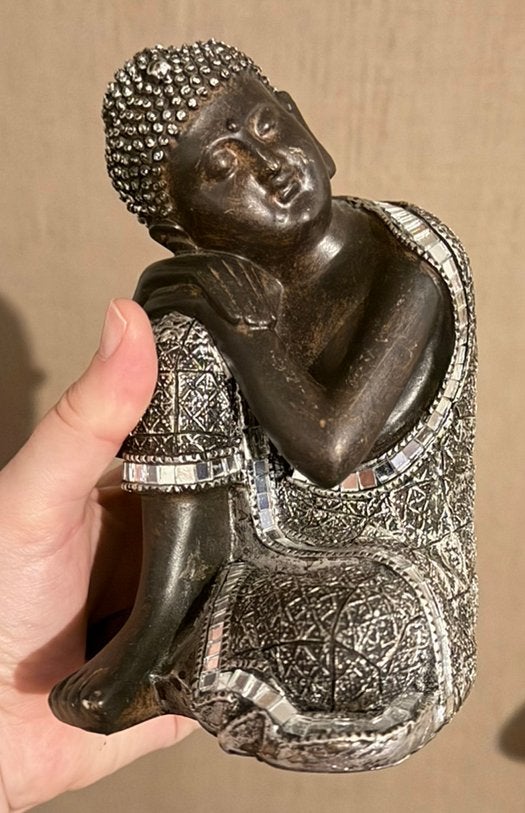 Boeddha Beeldje, Huis en Inrichting, Ophalen of Verzenden, Gebruikt, Bruin