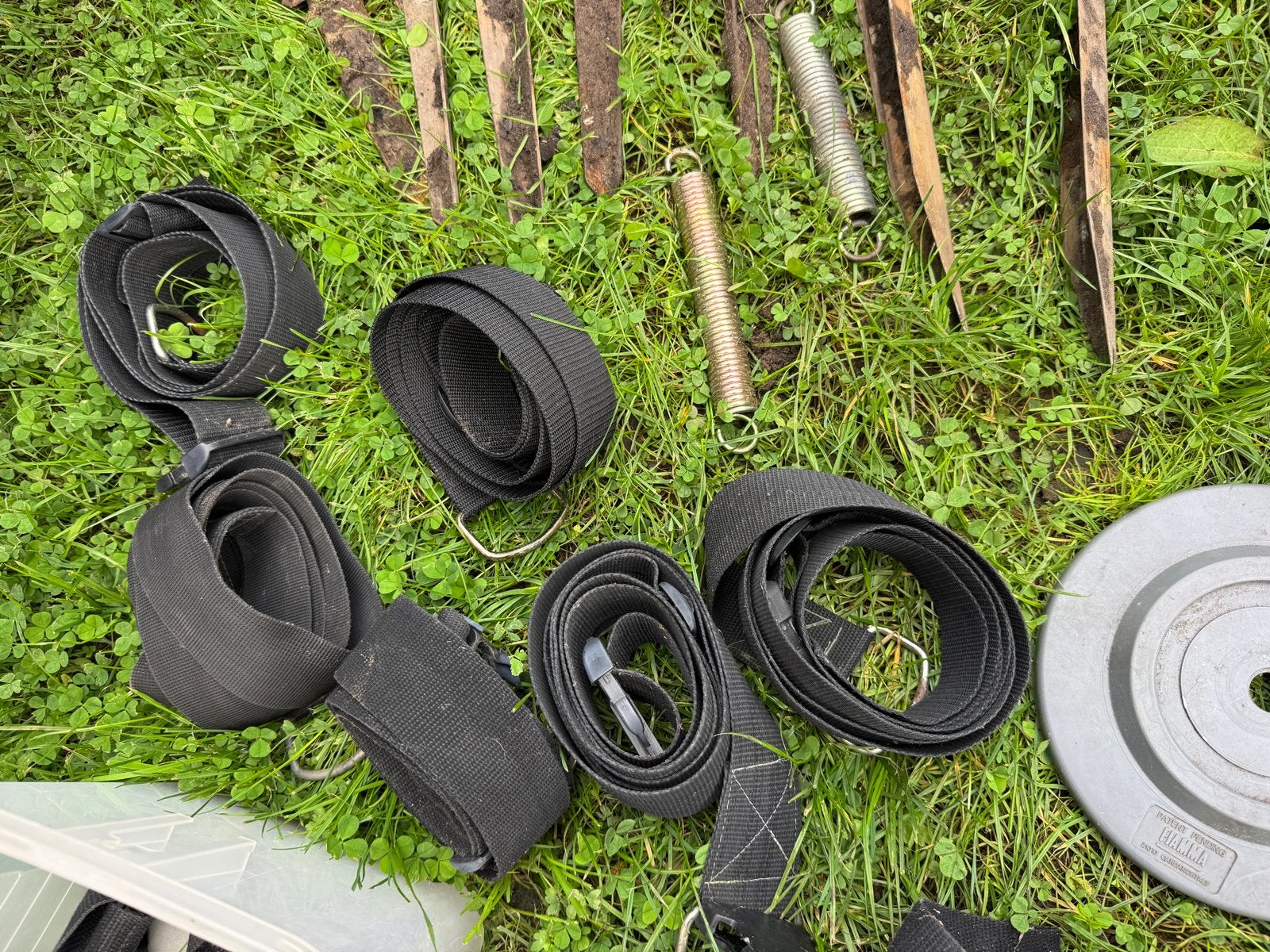 Diverse kampeeraccessoires en stormbanden, Ophalen of Verzenden, Gebruikt