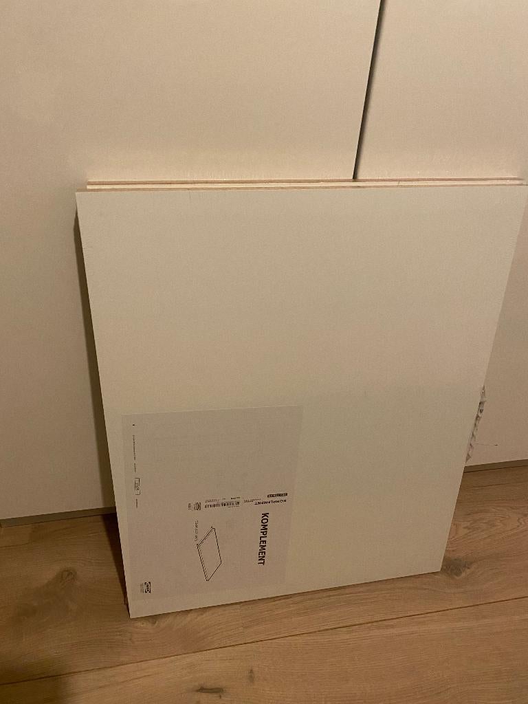 2x Ikea Komplement plank wit 50x58, Ophalen, Met plank(en), Nieuw, 50 tot 100 cm