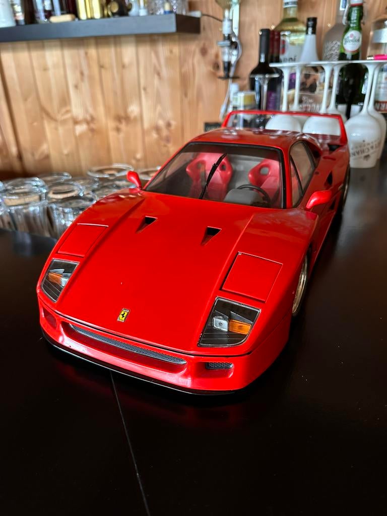 Pocher Ferrari F40 1/8, Ophalen, Gebruikt, 1:5 t/m 1:8, Auto
