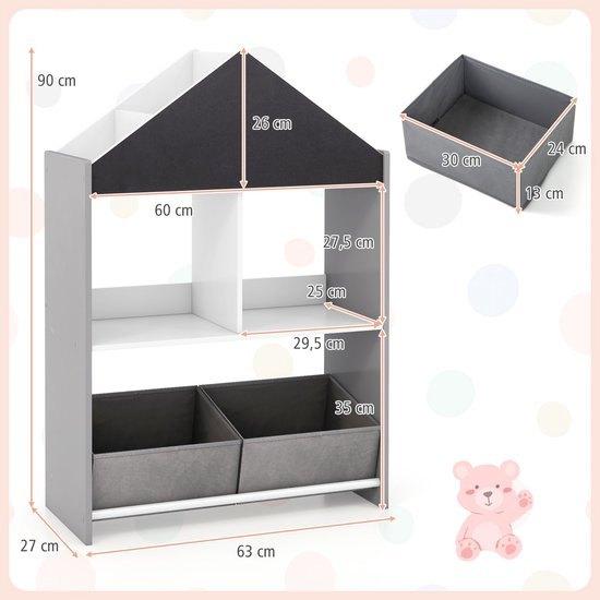 Kinderboekenkast – Kinderboekenrek – Speelgoedkast, Corvance B.V., Verzenden, Nieuw, Corvancebol@gmail.com
