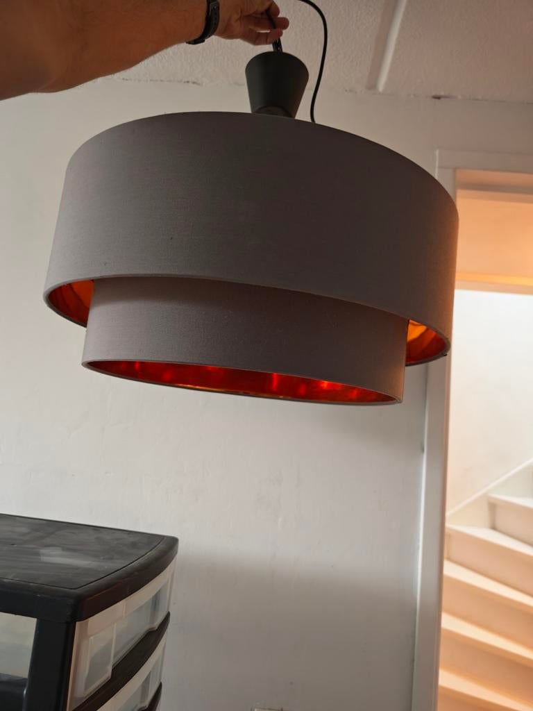 Hanglamp MADE, Ophalen of Verzenden, Gebruikt, Stof, Minder dan 50 cm