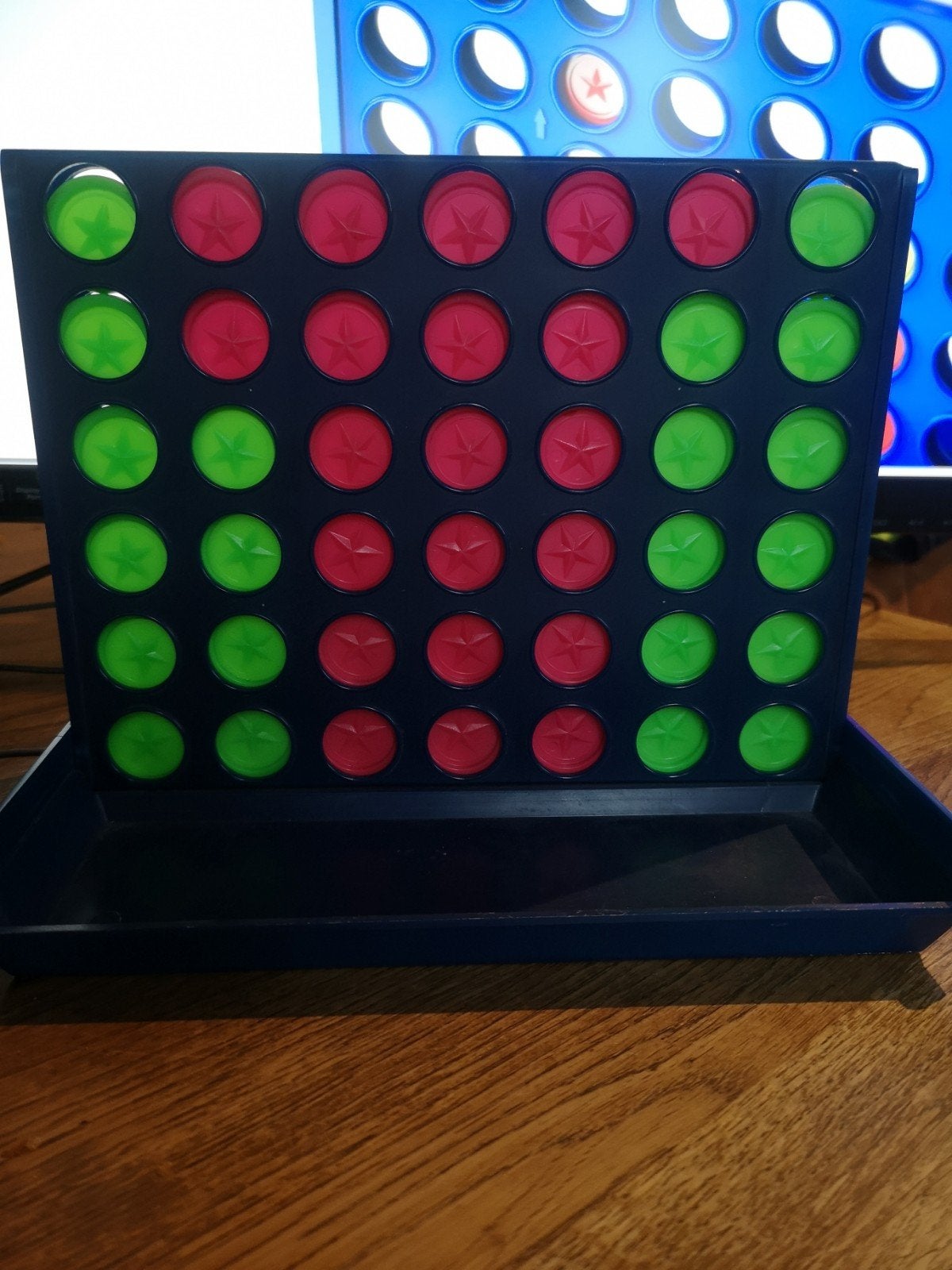 4 Op 'n Rij  Strategisch bordspel voor 2 spelers, Een of twee spelers, Ophalen of Verzenden, Gebruikt, Hasbro