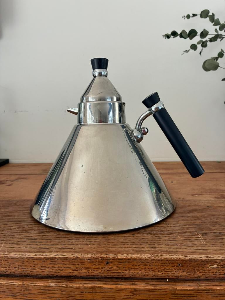 Vintage fluitketel waterkoker Prandelli 1980, Ophalen of Verzenden