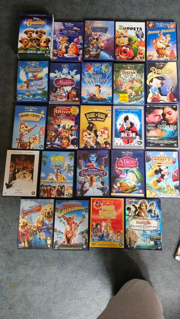 Grote collectie Disney en kinder DVD's ruim 50 stuks), Avontuur, Gebruikt, Alle leeftijden, Boxset