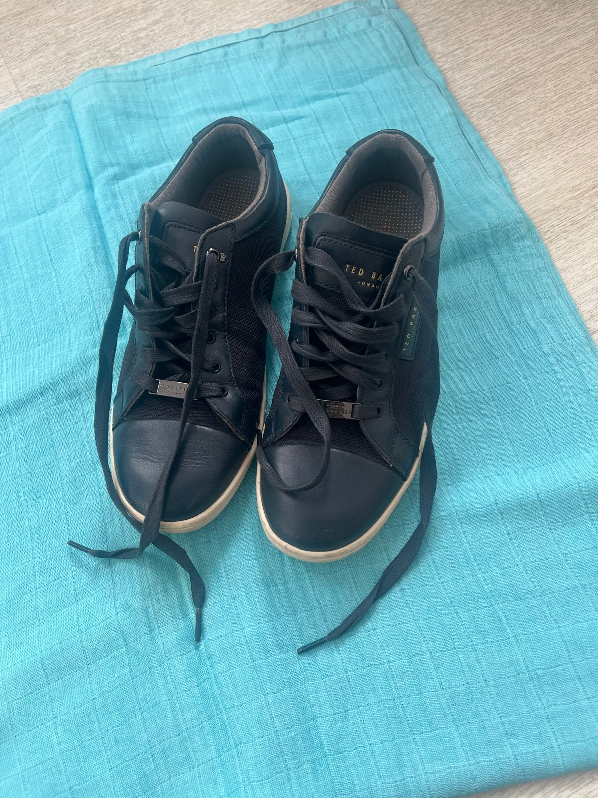 Ted Baker heren veterschoenen - Blauw - Maat 41, Ophalen of Verzenden, Zo goed als nieuw, Blauw, Veterschoenen