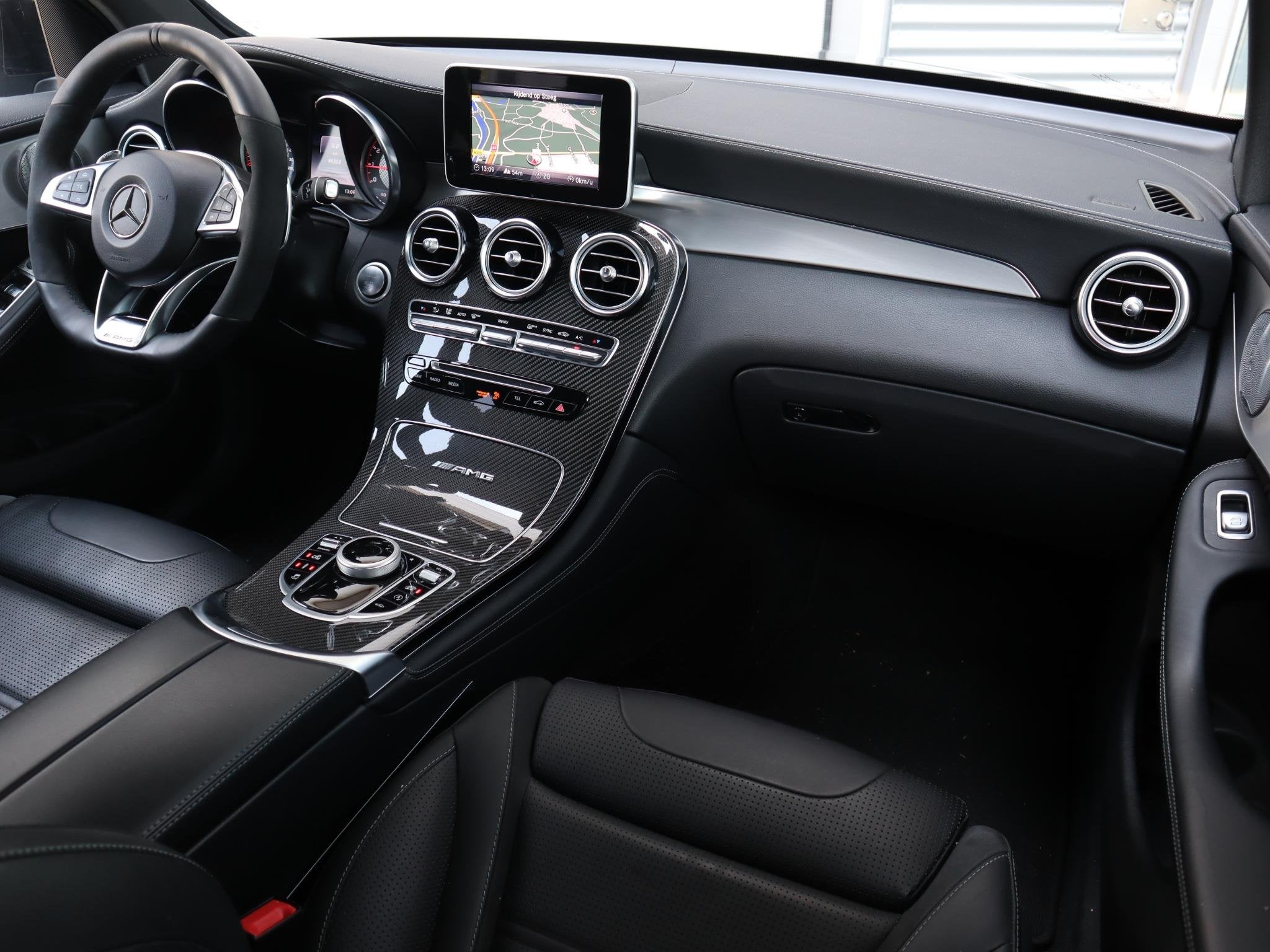 Mercedes-Benz GLC 63 AMG 63 S 4MATIC+ l Keyless l Panoramada, Auto's, Gebruikt, 510 pk, Panoramadak, Leder