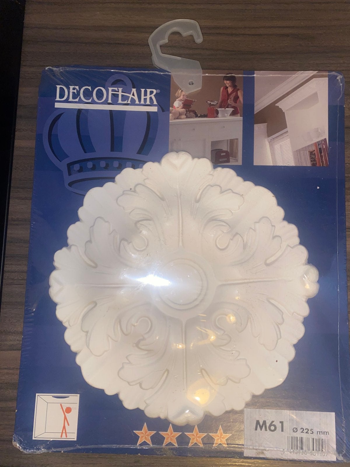 Te koop decoflair rozet ornament 22,5 cm nieuw, Ophalen of Verzenden, Nieuw