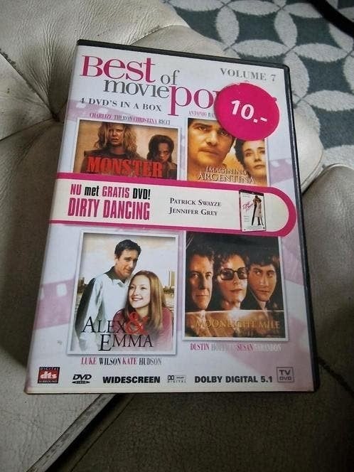 Best of Movie Power Volume 7 - 4 DVD's in een box, Vanaf 12 jaar, Ophalen of Verzenden, Gebruikt