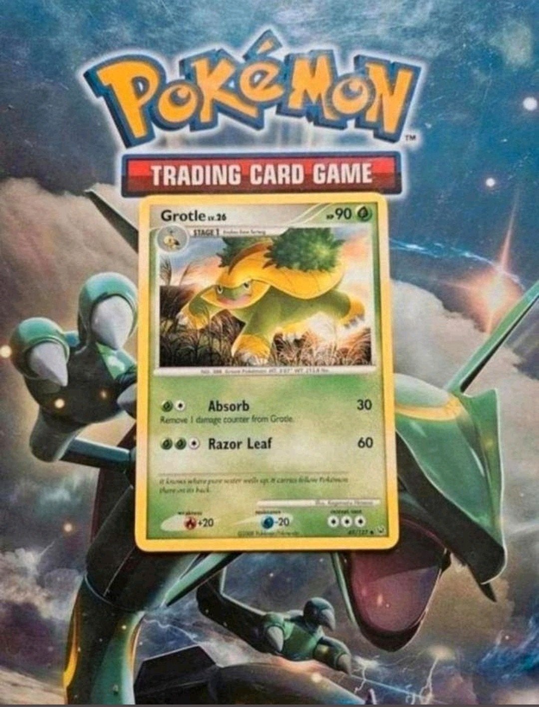 Grotle 49/127 Platinum base set pokemon kaart, Ophalen of Verzenden, Gebruikt, Losse kaart