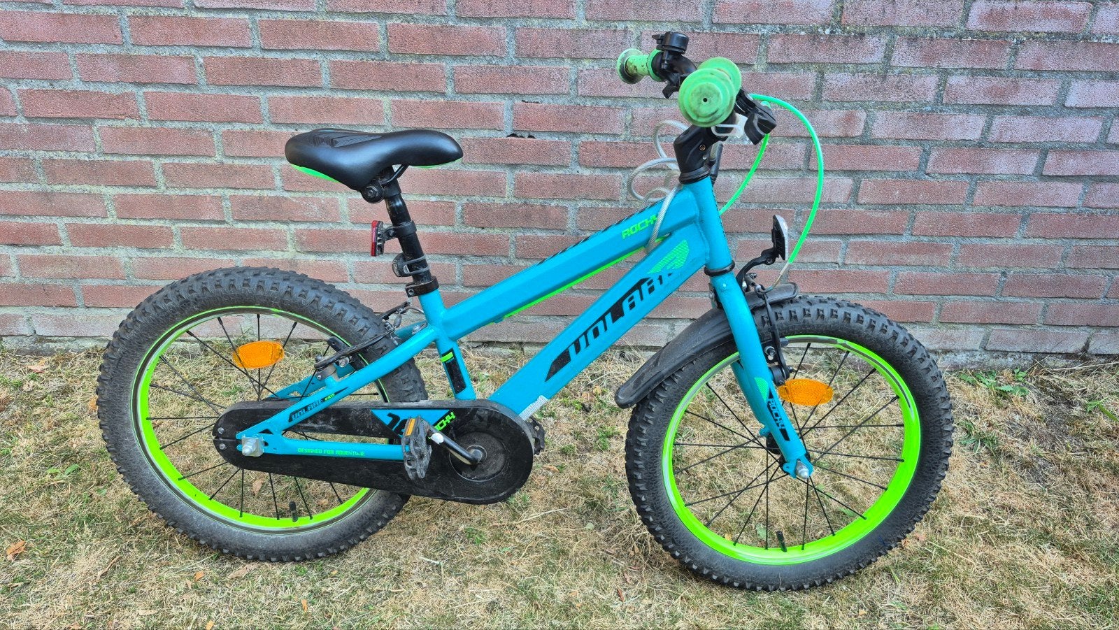 Volare Rocky Kinderfiets Jongens 18 inch Groen, Ophalen, Zijwieltjes, Velgrem, Volare Rocky