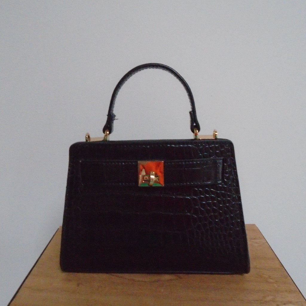 Mango zwarte handtas pu nieuw, Verzenden, Nieuw, Zwart, Handtas