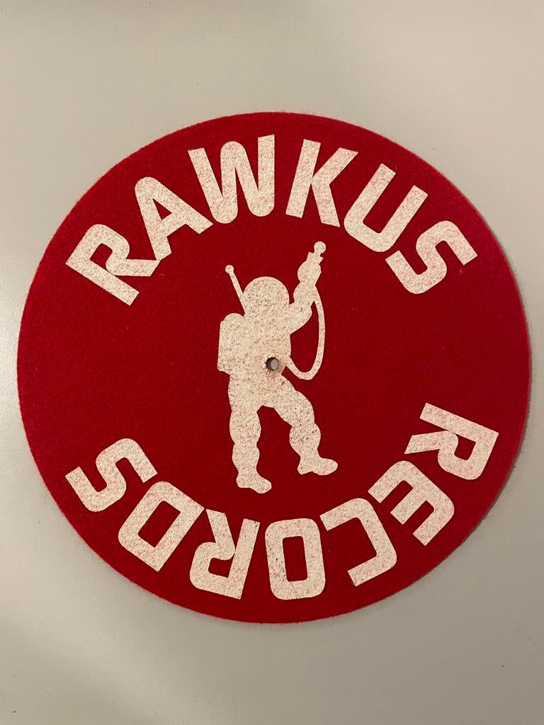 Slipmat Rawkus Records, Audio, Tv en Foto, Platenspelers, Ophalen of Verzenden, Zo goed als nieuw, Platenspeler