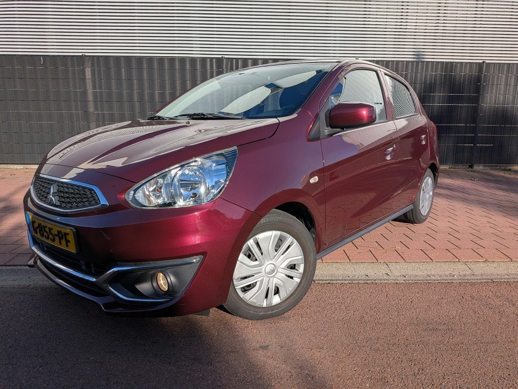 Mitsubishi Space Star 1.0 Cool+ 25000 km ! (bj 2019), Stof, Gebruikt, Origineel Nederlands, Bedrijf