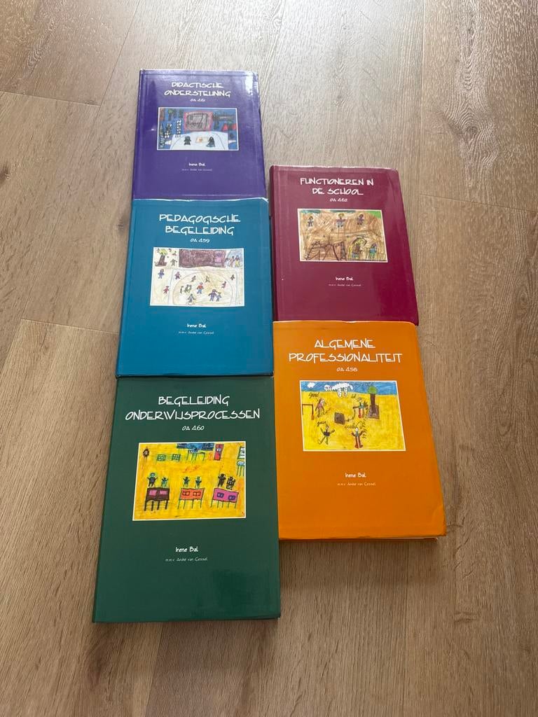 Set van 5 Onderwijsboeken Irene Bal - Pedagogiek & Didactiek, Boeken, Humor, Ophalen of Verzenden, Zo goed als nieuw, Cartoons