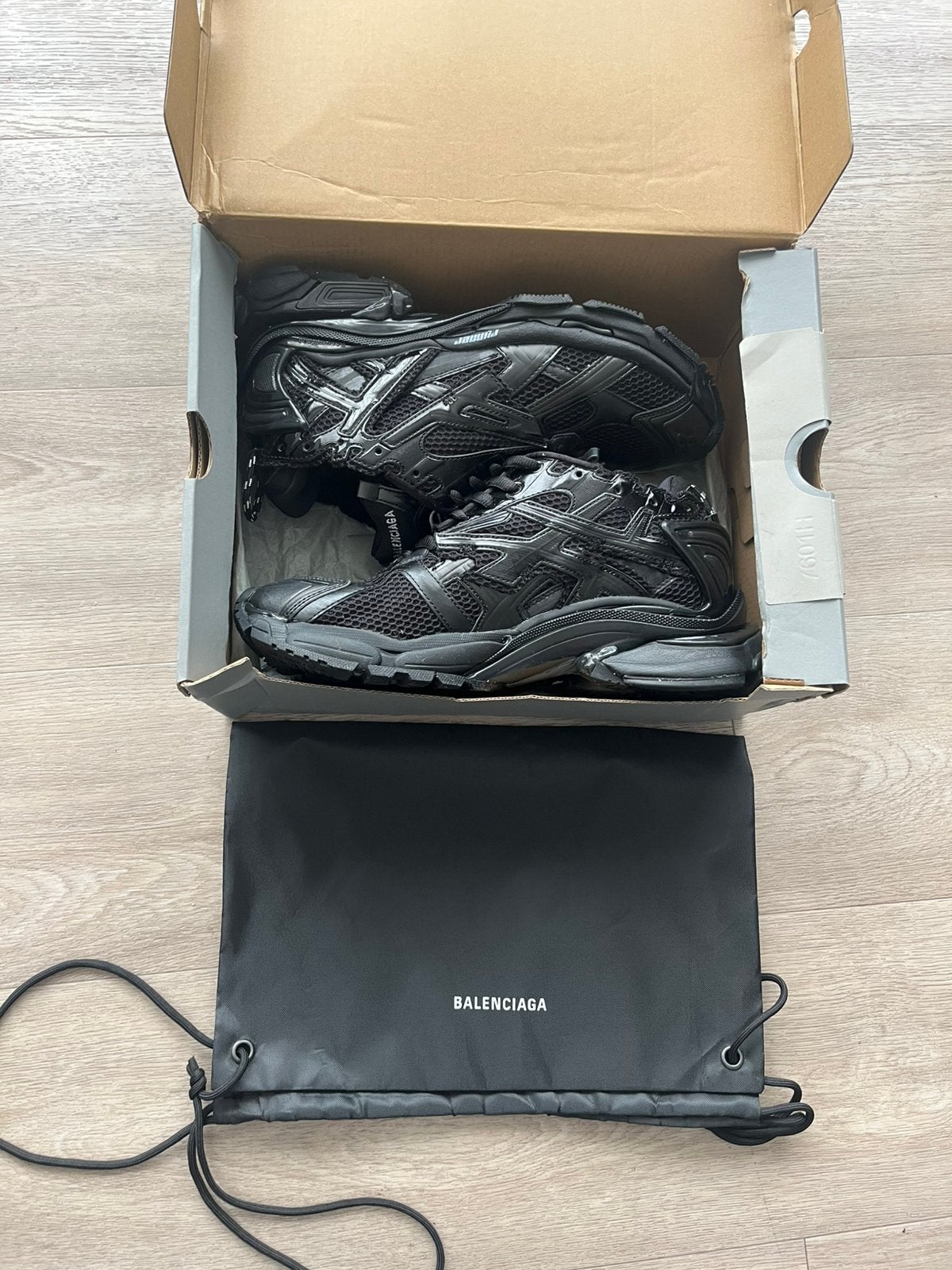 Balanciaga runners, Kleding | Heren, Schoenen, Ophalen of Verzenden, Zo goed als nieuw, Zwart