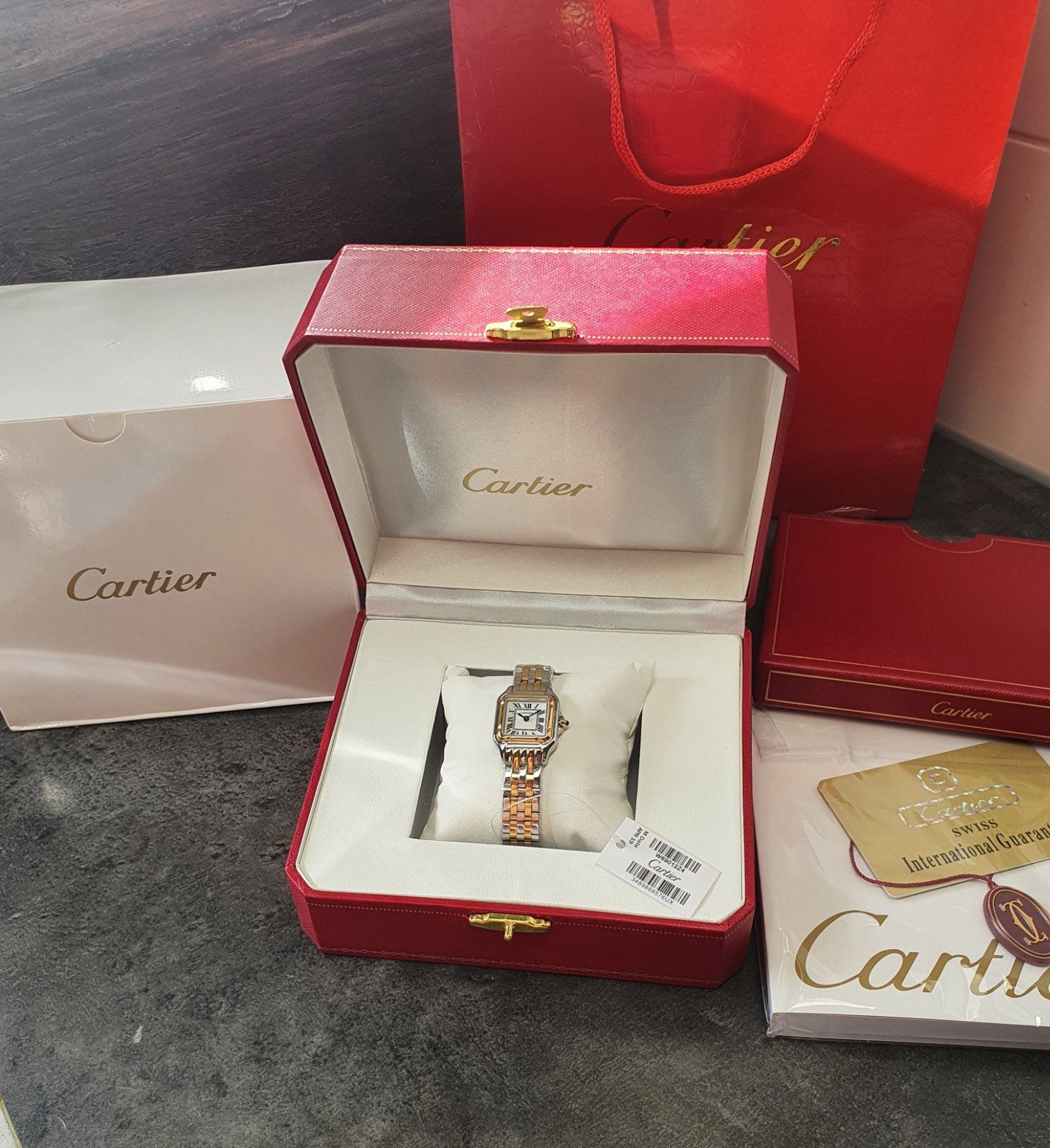 Cartier Panthere Small Horloge, Ophalen of Verzenden, Nieuw, Staal, Overige merken