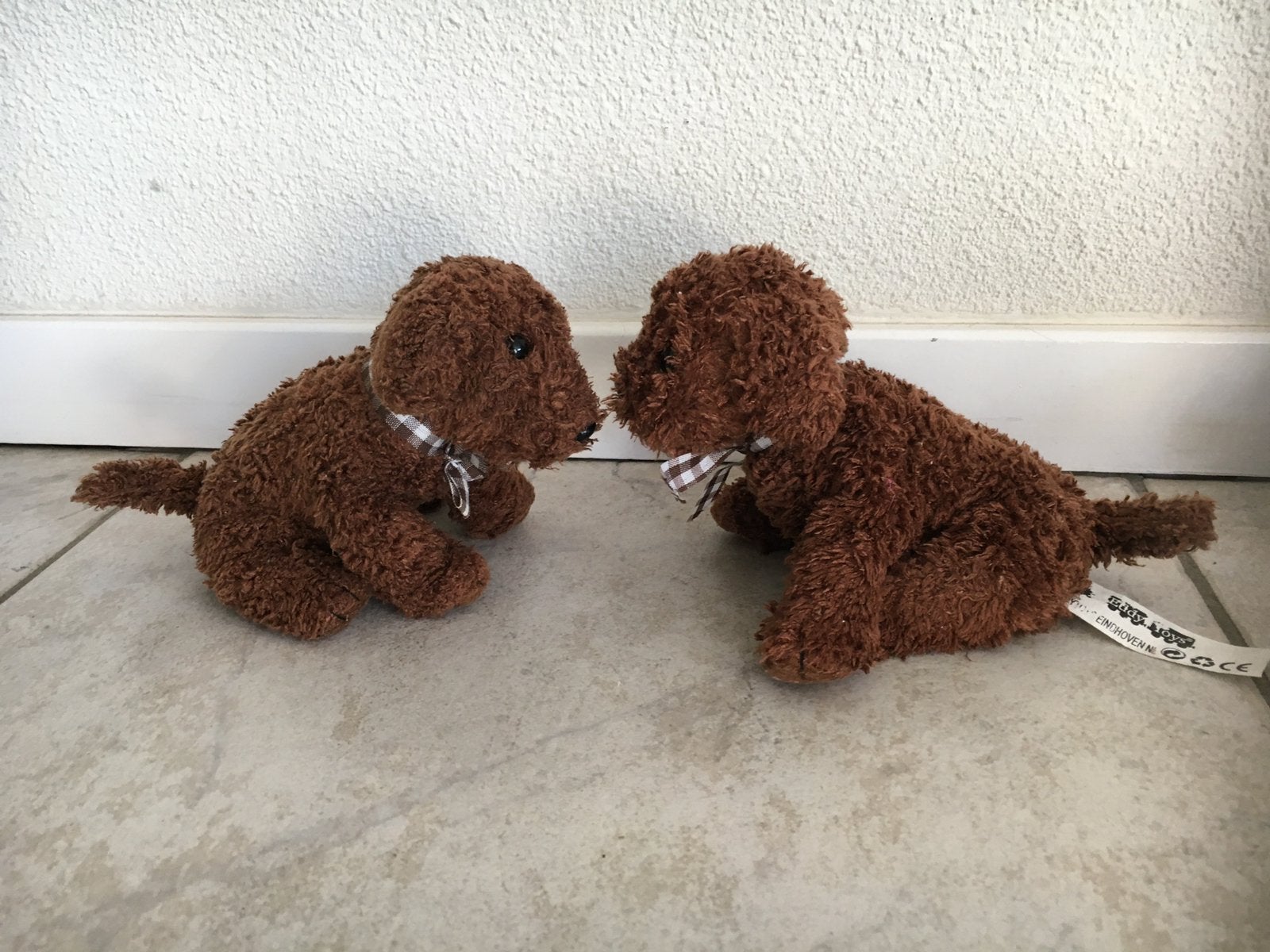 teddy knuffels knuffel hond rijst gevuld H 12 Eddy Toys ZGAN, Zo goed als nieuw, Klein (minder dan 20 cm), Bruin, Hond