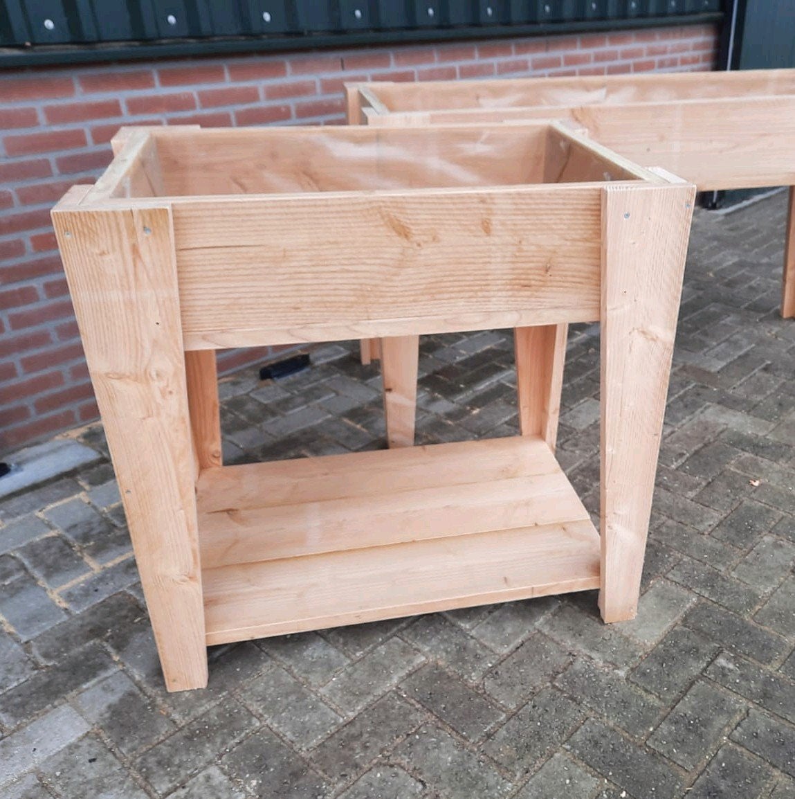 Douglas kweektafel met plateau, Ophalen, Nieuw, Rechthoekig, Hout